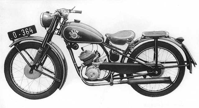 The R100 was KTM's very first production motorcycle.